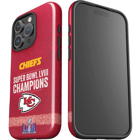 NFL Chiefs Super Bowl LVIII Champions iPhone 16 Pro Max Impact Case